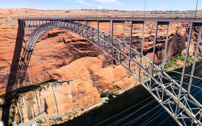 US 89 bridge over Glen Canyon and the Colorado River in Glen Canyon NRA