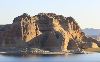 Lake Powell rock formation at Wahweap Bay in Glen Canyon NRA