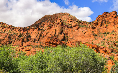 Mountainous area in Red Cliffs National Conservation & Recreation Area