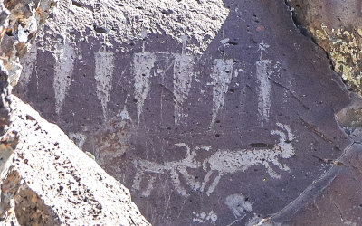 Petroglyph at Nampaweap in Grand Canyon-Parashant National Monument