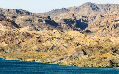 The Black Mountains across Lake Mohave in Lake Mead National Recreational Area