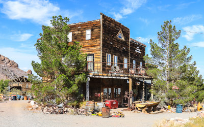 Town store in El Dorado Canyon, Nelson Nevada