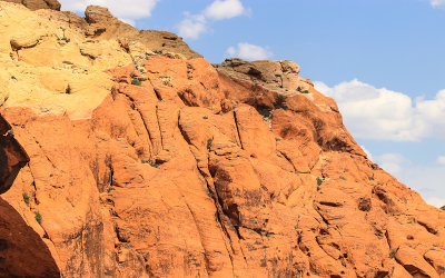 Close up of the Calico Hills from Calico 1 pullout in Red Rock Canyon National Conservation Area