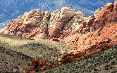 North end of the Calico Hills from the Calico 2 pullout in Red Rock Canyon National Conservation Area