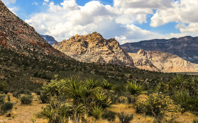 Mountains on the north side of the Loop Drive in Red Rock Canyon National Conservation Area