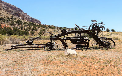 Adams Leaning Wheel (pull) Grader (1921) at Tuweep in Grand Canyon National Park