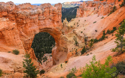 The Natural Bridge window along the Park Road in Bryce Canyon National Park