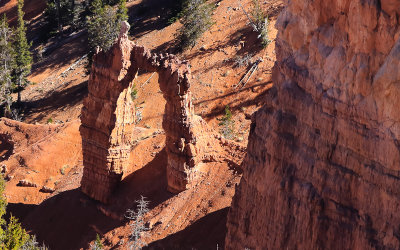 The Square Arch in the Amphitheater in Cedar Breaks National Monument