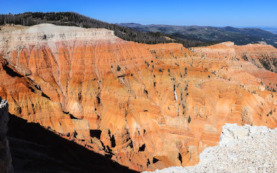 The rim of the Amphitheater from the Point Supreme Overlook in Cedar Breaks National Monument