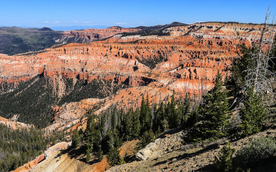 View of the Amphitheater from the Chessman Ridge Overlook in Cedar Breaks National Monument