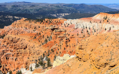 The Amphitheater rim from the North View Overlook in Cedar Breaks National Monument