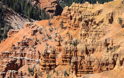 Rock formations from the North View Overlook in Cedar Breaks National Monument
