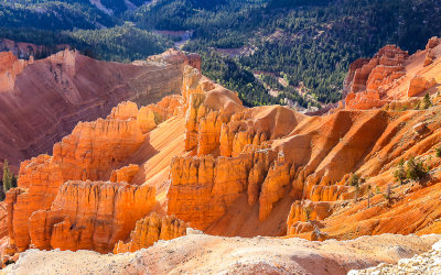 Amphitheater formations from the Point Supreme Overlook in Cedar Breaks National Monument