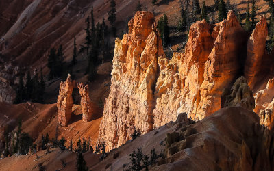 The Square Arch from the Point Supreme Overlook in Cedar Breaks National Monument