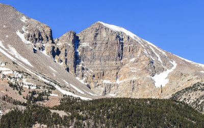 The Wheeler Peak Wall from the Mather Overlook in Great Basin National Park