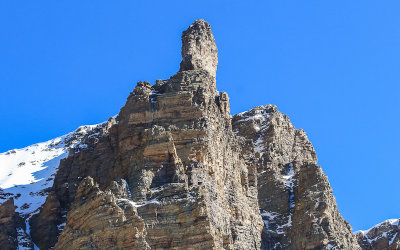 Towering peak above the Glacier Trail in Great Basin National Park