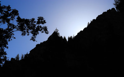 Early morning on Mount Timpanogos in Timpanogos Cave National Monument