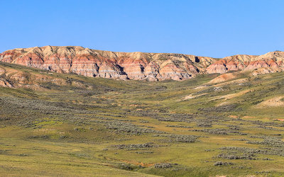 Badland ridge from the Scenic Drive in Fossil Butte National Monument