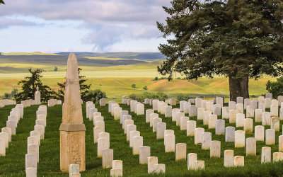 Custer National Cemetery in Little Bighorn Battlefield National Monument