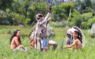 History of the Last Stand - Real Bird Reenactment  Montana 