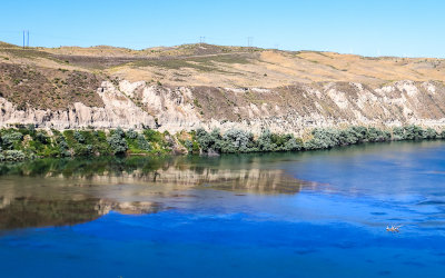 Banks of the Snake River in Hagerman Fossil Beds National Monument