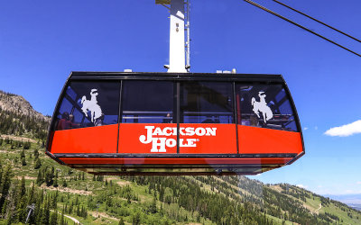 Base bound gondola passes in Jackson Hole Wyoming