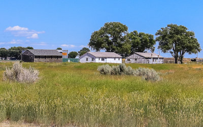 View of warehouse area in Minidoka National Historic Site