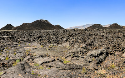 Spatter Cones along the volcanic rift zone in Craters of the Moon National Monument