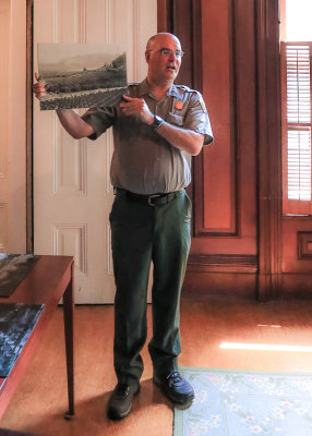 Atlanta Arizona Alumni and Interpretive Park Ranger Luke in John Muir National Historic Site