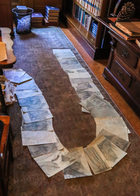 Floor of John Muirs office in John Muir National Historic Site