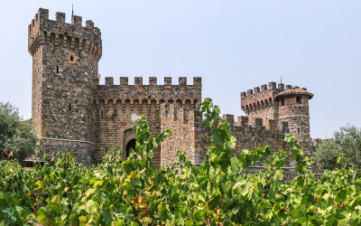 Castello di Amorosa (Castle of Love) Winery in Napa Valley