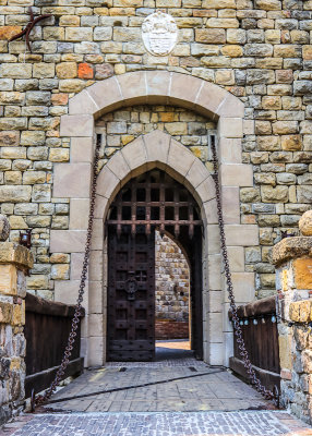 Castello di Amorosa Winery drawbridge in Napa Valley