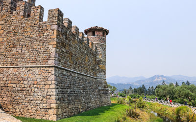 Castello di Amorosa Winery castle in Napa Valley