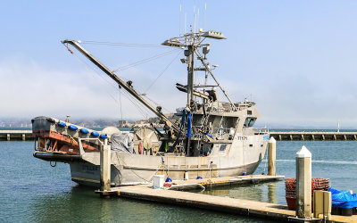 Fishing boat Stellar out of Juneau Alaska in San Francisco Maritime NHP
