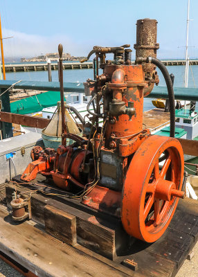 Hicks 8 horsepower fishing boat engine (1925) in San Francisco Maritime NHP
