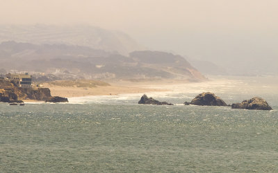 Cliff House and Ocean Beach in Golden Gate National Recreational Area
