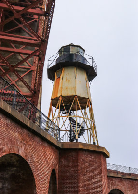 Fort Point Lighthouse in Fort Point National Historic Site