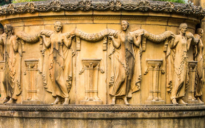 Detail on the side of The Palace of Fine Arts in San Francisco