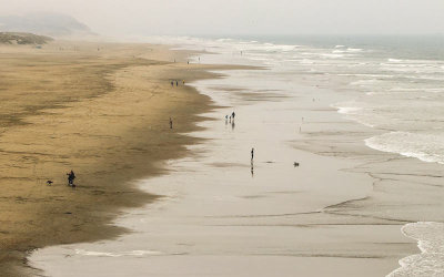 Ocean Beach (Golden Gate National Recreational Area) on the edge of Golden Gate Park