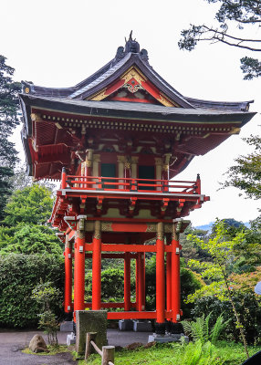 Japanese Tea Garden pagoda in Golden Gate Park
