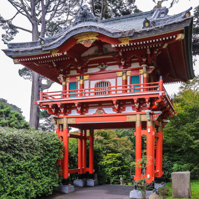 Pagoda at the Japanese Tea Garden in Golden Gate Park
