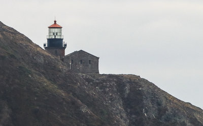 Lighthouse at the Point Sur Naval Facility along California Highway 1