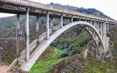 The Rocky Creek Bridge along California Highway 1