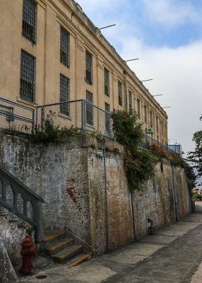 View of the cellhouse on Alcatraz Island