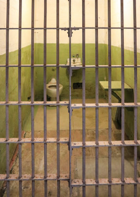 Basic cell in the cellhouse on Alcatraz Island