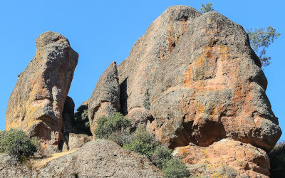 Formation along the Moses Spring Trail in Pinnacles National Park