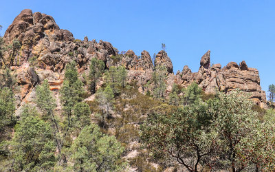 View of the High Peaks from the Rim Trail in Pinnacles National Park