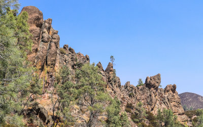 The High Peaks as seen from the High Peaks Trail in Pinnacles National Park