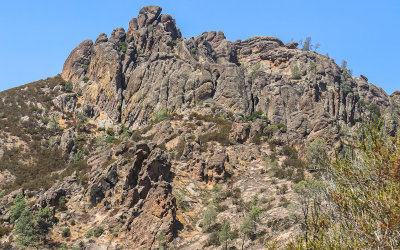The High Peaks as seen from the High Peaks Trail in Pinnacles National Park