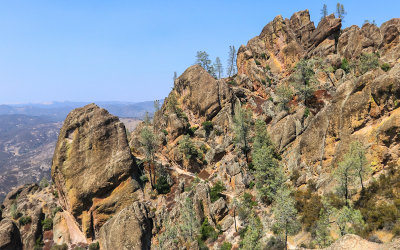 The High Peaks from along the High Peaks Trail in Pinnacles National Park